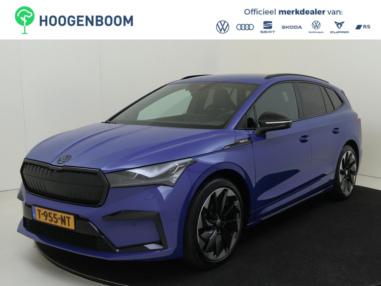 Skoda Enyaq iV - 60 Sportline | Keyless | Dodehoek detectie | Stoel- en stuurwielverwarming | LED matrix ve - AutoWereld.nl