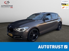 BMW 1-serie - 118i Automaat M Sport High Exec 2015 | Black Edition | Panodak | Navi | Camera | Alpine |