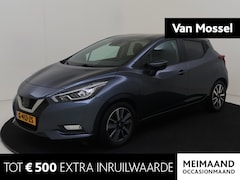 Nissan Micra - 1.0 IG-T N-Connecta | NAVIGATIE | ACHTERUITRIJCAMERA | Climate Control | LM Velgen | Cruis