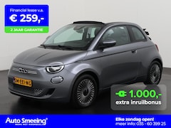 Fiat 500e - Cabrio Icon 42 kWh | Navigatie | Apple Carplay | Parkeersensor | Zondag Open