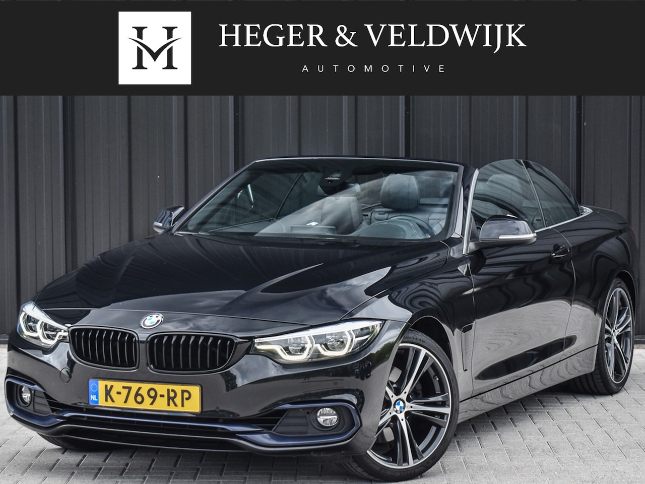 BMW 4-serie Cabrio - 430i HIGH EXECUTIVE | COMFORT ACCESS | CAMERA | SPORTSTOELEN | MEMORY SEATS | NECK VERWARM - AutoWereld.nl