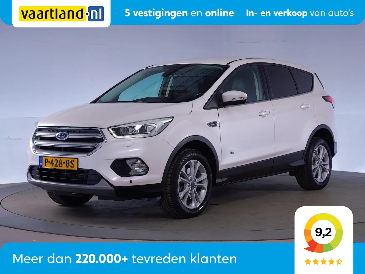 Ford Kuga - 1.5 150pk AWD Titanium Aut. [ Leder Stuur-stoelverwarming Nav Cam ] - AutoWereld.nl