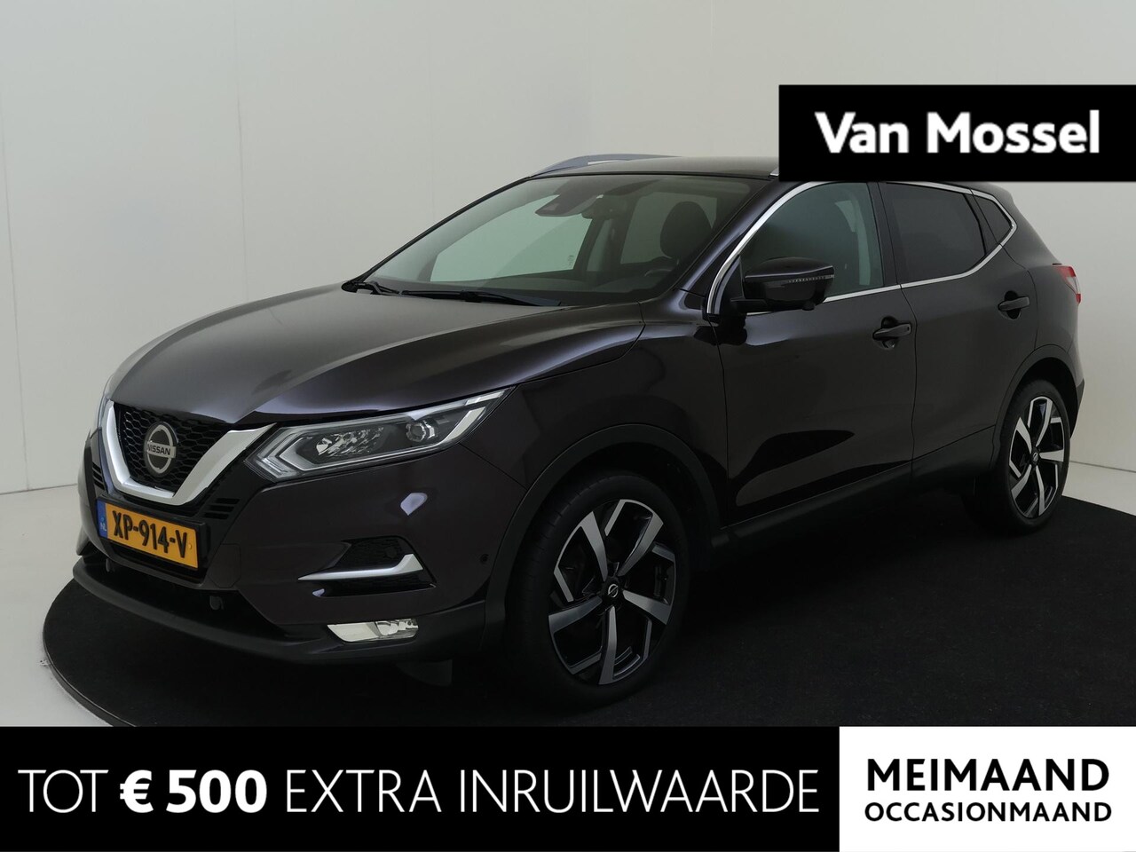 Nissan Qashqai - 1.3 DIG-T Tekna | 360 Camera | Navigatie | Climate Control | Keyless | LED | Lichtmetalen - AutoWereld.nl