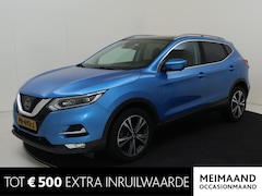 Nissan Qashqai - 1.2 N-Connecta |AUTOMAAT | Panoramadak| 360 camera| Privacyglass | Cruise & Climate contro