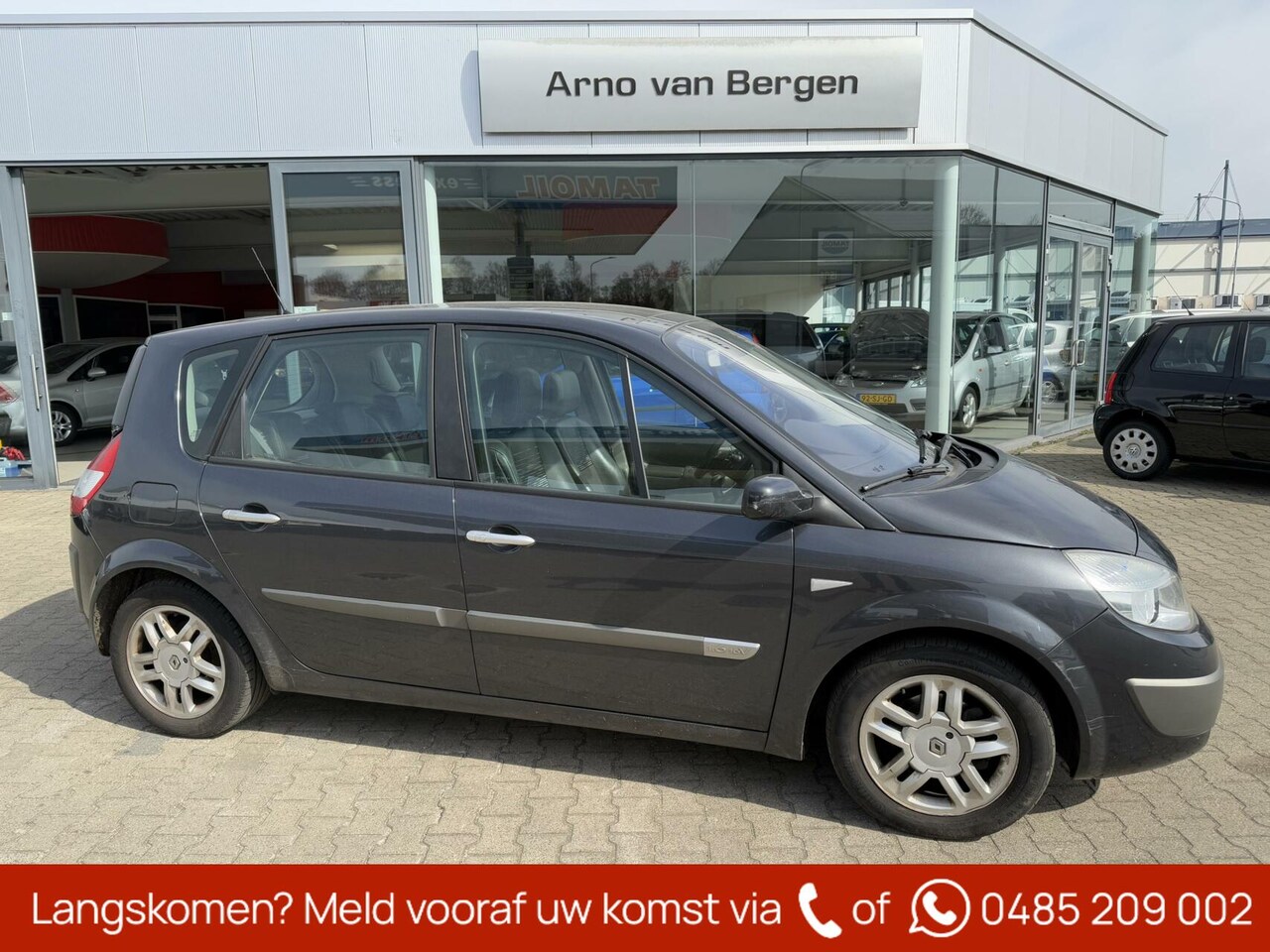 Renault Scénic - 1.6-16V Privilège Luxe 1.6-16V Privilège Luxe, leder/stof, 2 schuif kanteldaken, cruisecontrol, climatronic, trek - AutoWereld.nl