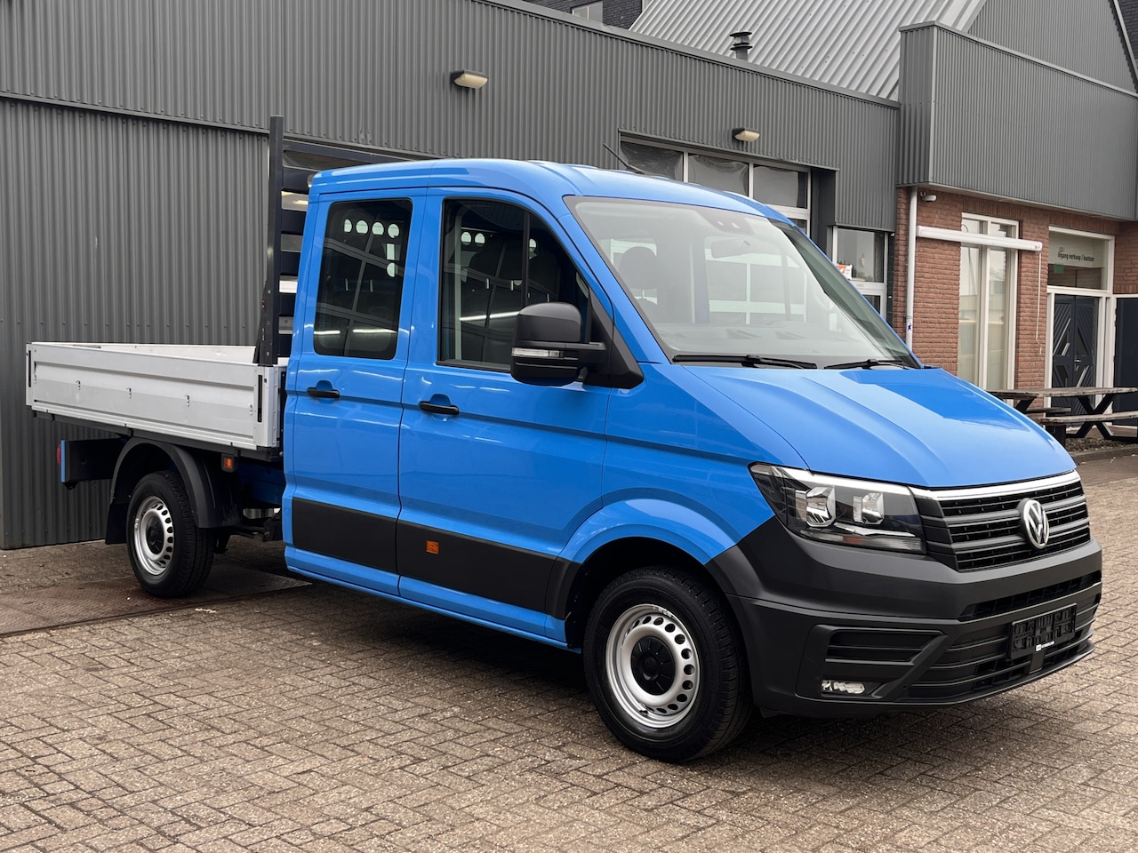 Volkswagen Crafter - 35 2.0 TDI DC Airco Cruise controle Euro 6 laadbak Voorruit verwarming 6-persoons Open laa - AutoWereld.nl