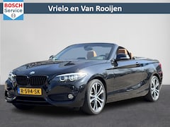 BMW 2-serie Cabrio - 220i High Executive | Automaat | ACC | Cruise | Lederenstuurwiel | LM velgen | Navi | Voor