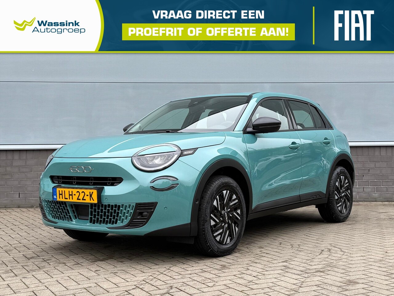 Fiat 600 - 1.2 Hybrid Turbo Charged 100pk Automaat Urban | Cruise Control | Carplay | Parkeersensoren - AutoWereld.nl