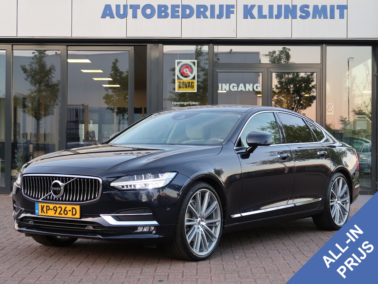 Volvo S90 - 2.0 T5 Inscription | elektr trekhaak | park-assist | massage | - AutoWereld.nl