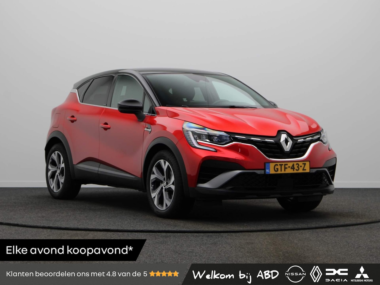 Renault Captur - E-Tech Plug-in Hybrid 160 R.S. Line | Stoelverwarming | Grootscherm Navigatie | - AutoWereld.nl