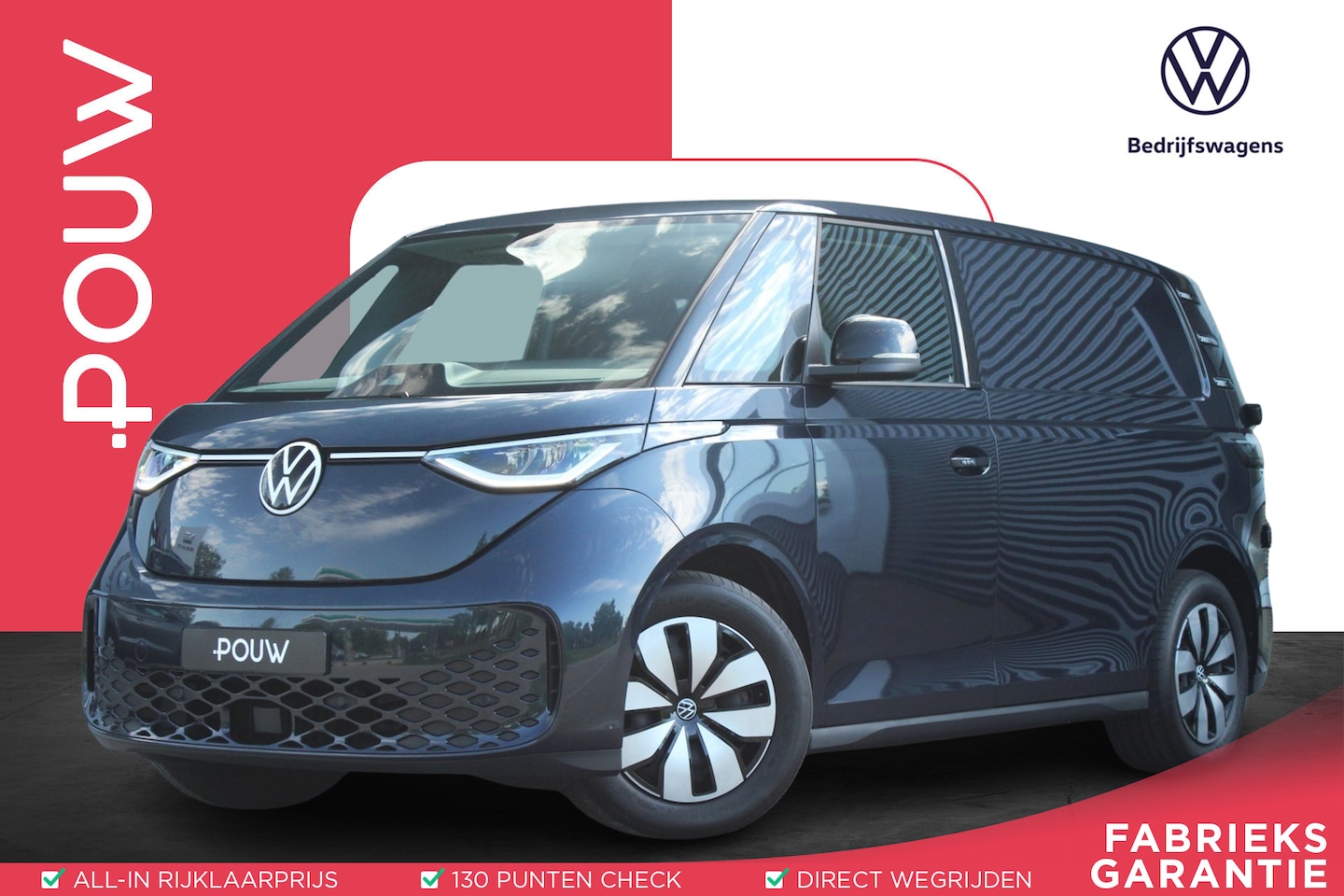 Volkswagen ID. Buzz Cargo - 204pk 77 kWh | Trekhaak Wegklapbaar | Side Assist | Camera | Stoelverwarming - AutoWereld.nl