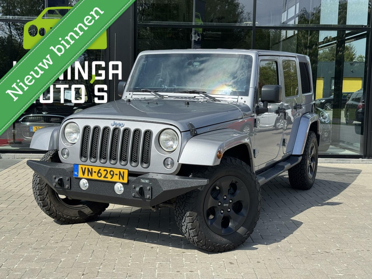 Jeep Wrangler - 2.8 CRD Sport | Leder | Navi | Grijs kenteken - AutoWereld.nl
