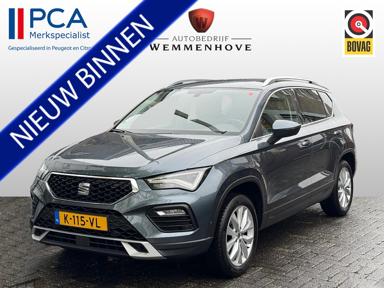 Seat Ateca - 1.5 TSI Style Business Intense Airco/Camera/Alu wielen/Navi/Mistl - AutoWereld.nl