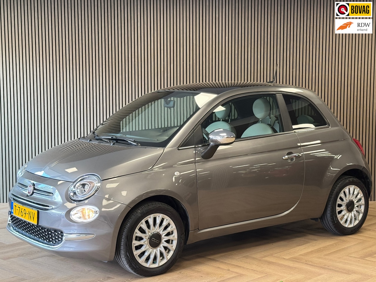 Fiat 500 - 1.0 Hybrid Dolcevita PANORAMADAK APPLE CARPLAY AIRCO CRUISE START/STOP USB - AutoWereld.nl