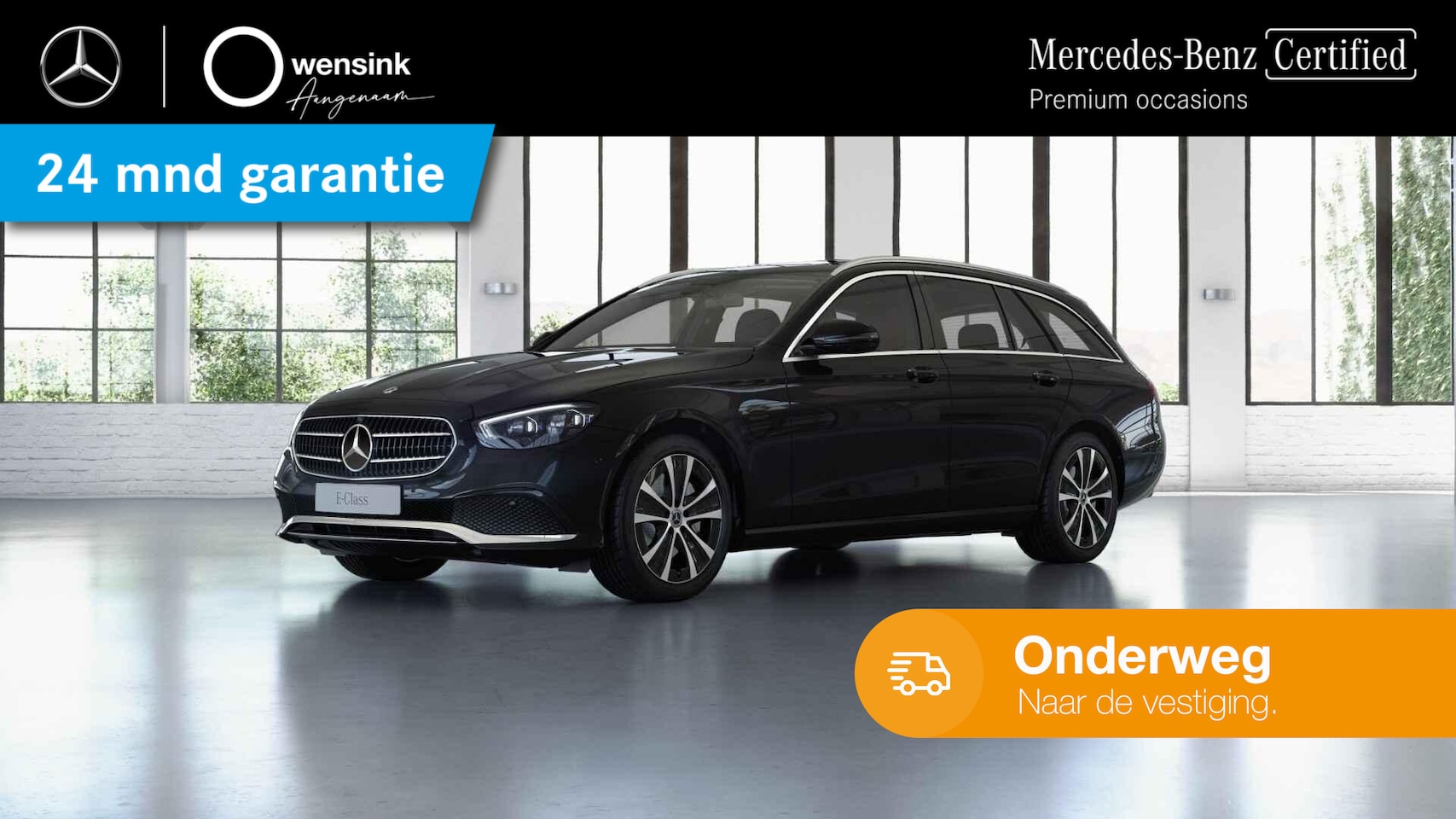 Mercedes-Benz E-klasse Estate - 300 e AMG Line | Trekhaak | 360 graden camera | Multibeam | Sfeerverlichting | - AutoWereld.nl