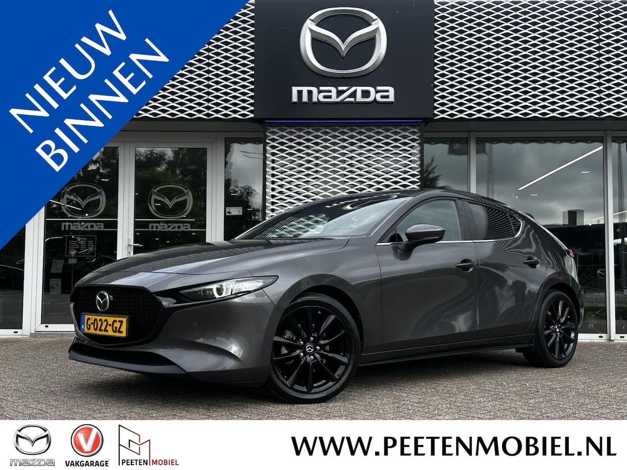 Mazda 3 - 2.0 e-SkyActiv-X M Hybrid 180 Luxury AUTOMAAT | DEALERONDERHOUDEN | AFNEEMBARE TREKHAAK | - AutoWereld.nl
