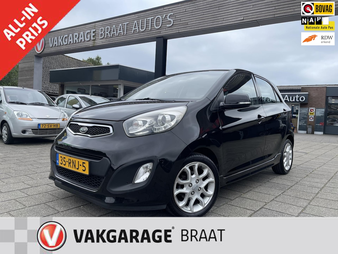 Kia Picanto - 1.2 CVVT l AUTOMAAT l AIRCO l RIJKLAAR! - AutoWereld.nl