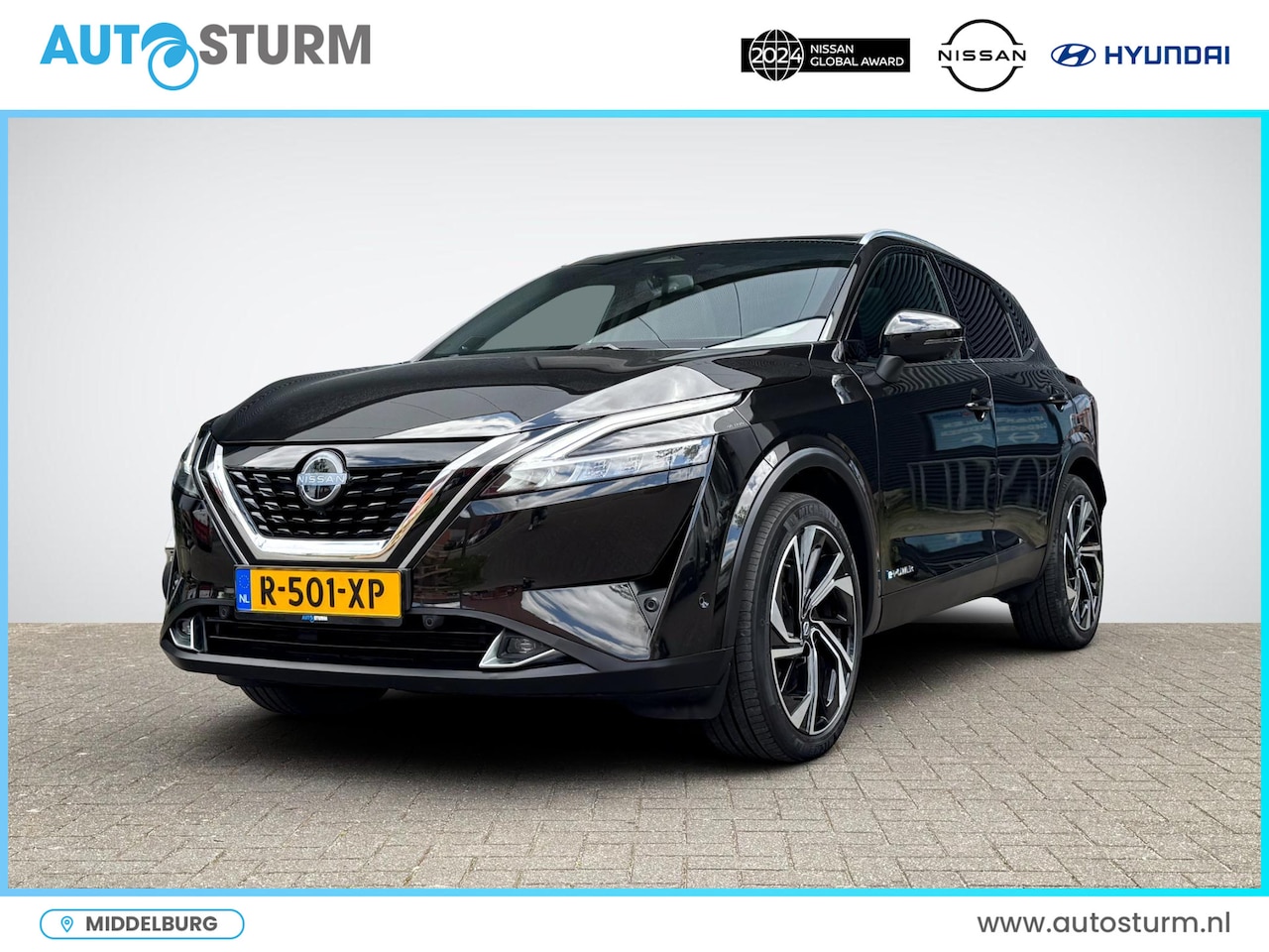 Nissan Qashqai - 1.5 e-Power Tekna Plus | Panoramadak | Nappa Leder | BOSE Audio | Geheugenstoel | 20'' Vel - AutoWereld.nl