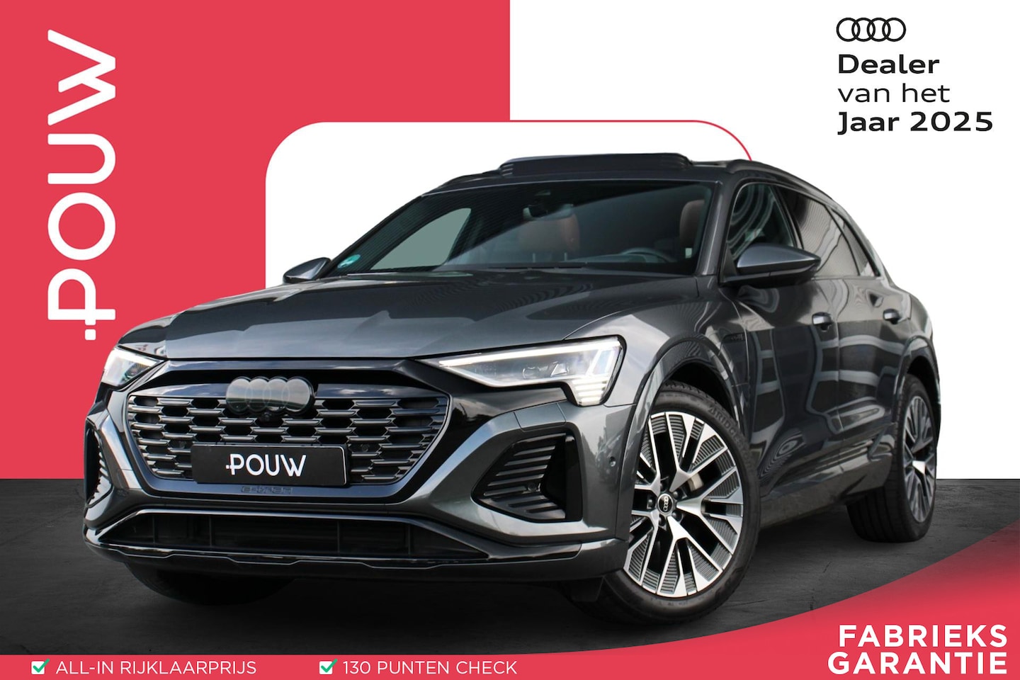 Audi Q8 e-tron - 55 408pk quattro S Edition 115 kWh | Head-up Display | Bang & Olufsen | Luchtvering | 360* - AutoWereld.nl