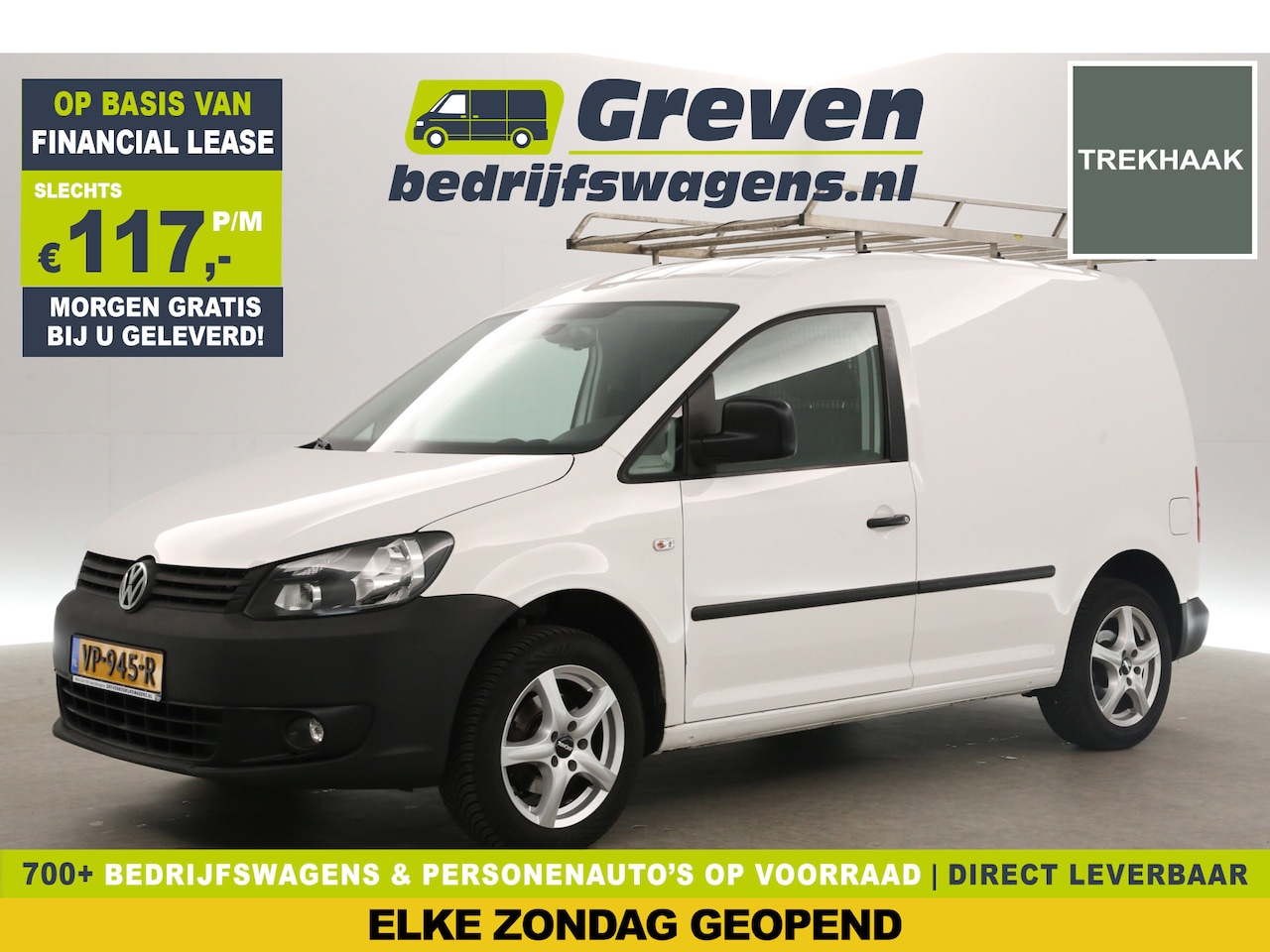 Volkswagen Caddy - 1.6 TDI L1H1 Airco Cruise Trekhaak Imperiaal Elektrpakket 16"LMV - AutoWereld.nl
