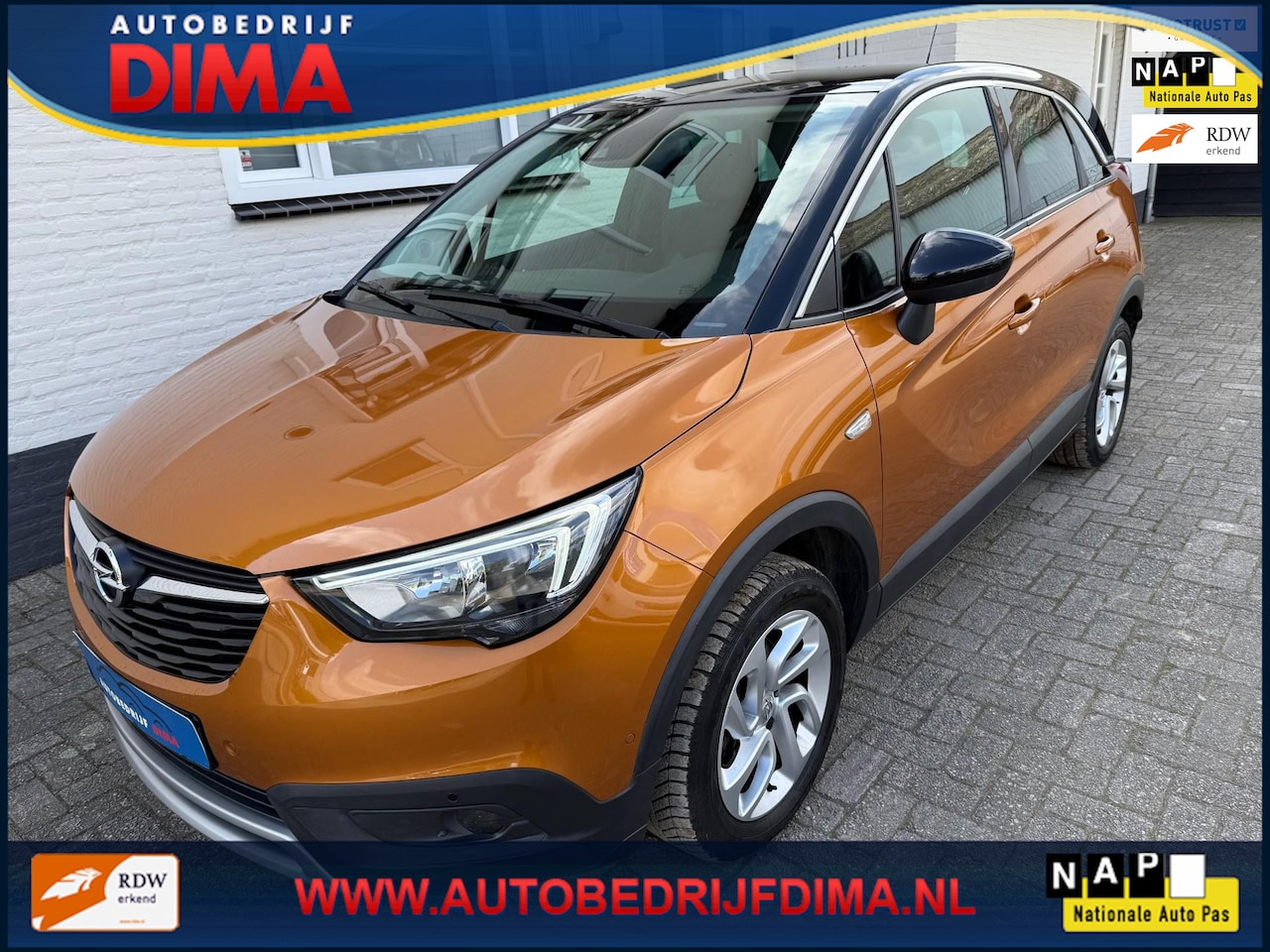 Opel Crossland X - 1.2 Turbo Online Edition Automaat/ Nieuwe Distributieriem/ Navi/ Camera/ Stuur+ Stoelverwa - AutoWereld.nl