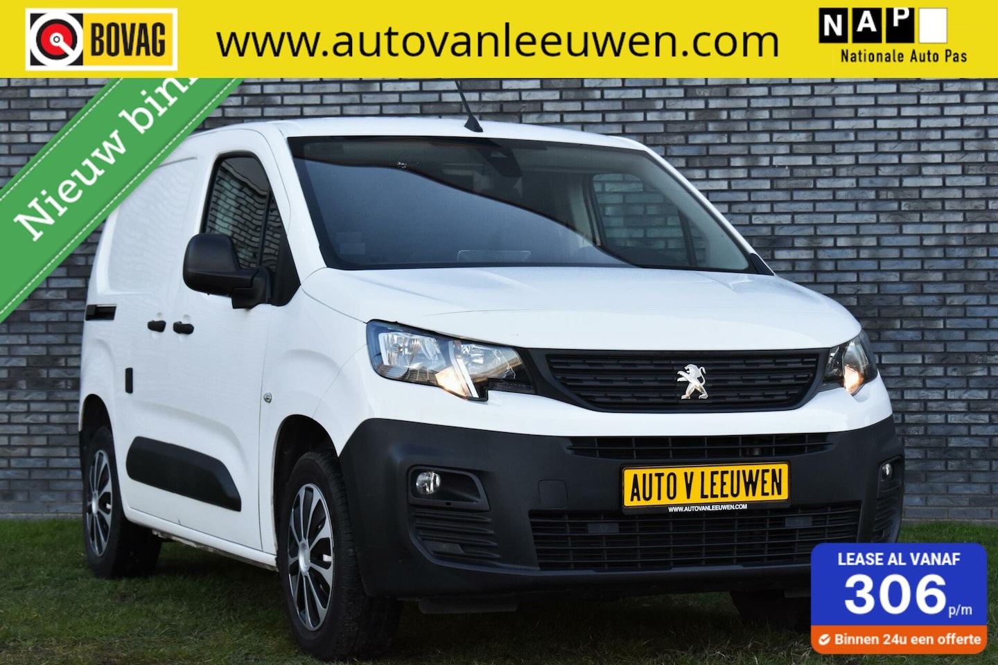 Peugeot Partner - bestel 1.2 Turbo Benzine! AUTOMAAT/NAVI/AIRCO/ETC.! - AutoWereld.nl