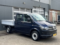 Volkswagen Transporter - 2.0 TDI L2H1 DC 4Motion 4x4 Euro 6 Pick-up Dubbele cabine open laadbak met Airco trekhaak