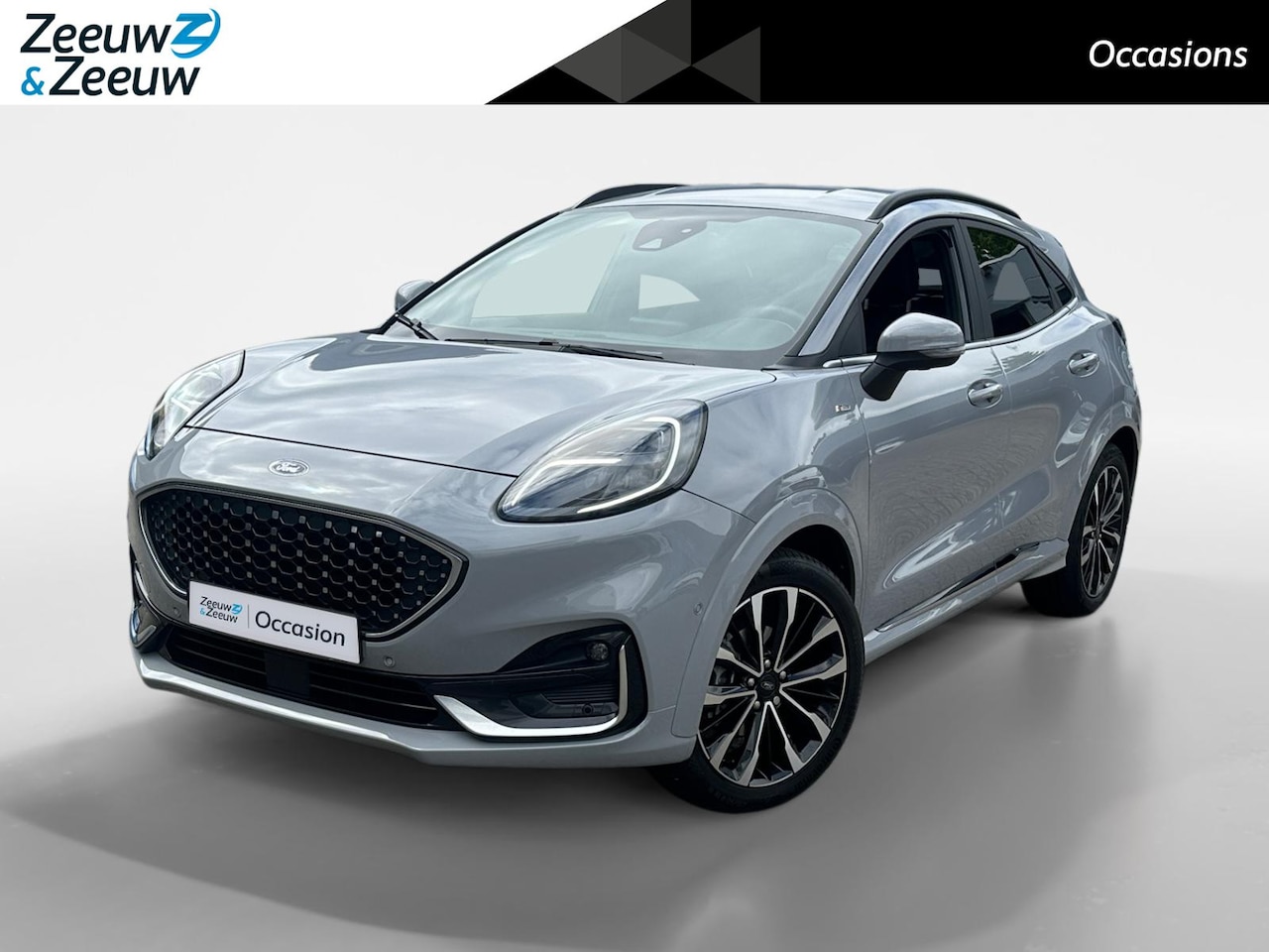 Ford Puma - 1.0 EcoBoost Hybrid ST-Line X Vignale | Dealer Onderhouden | Lederen bekleding | Achteruit - AutoWereld.nl