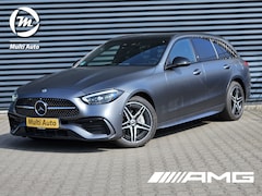 Mercedes-Benz C-klasse Estate - 300 e AMG Line Plug in Hybrid Selenite Magno PHEV | Panodak | Trekhaak af Fabriek | Adapti