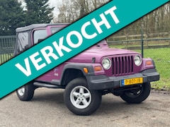 Jeep Wrangler - 2.5 /Soft top/Uniek/Leuke kleur/