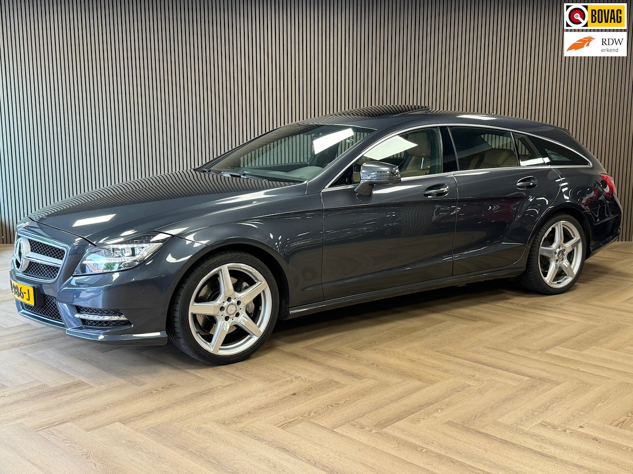 Mercedes-Benz CLS-klasse Shooting Brake - 350 Designo AUT. SCHUIFDAK CAMERA NAVIGATIE STOELVERWARMING LEDER AIRCO CRUISE PDC MEMORY - AutoWereld.nl