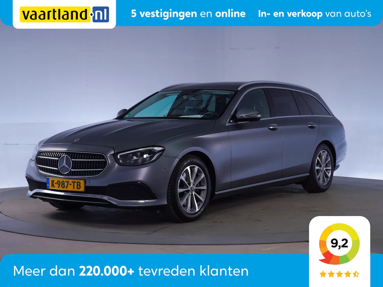 Mercedes-Benz E-klasse Estate - 200 Luxury FACELIFT [ Magno-lak Widescreen Leder Navi Camera ] - AutoWereld.nl