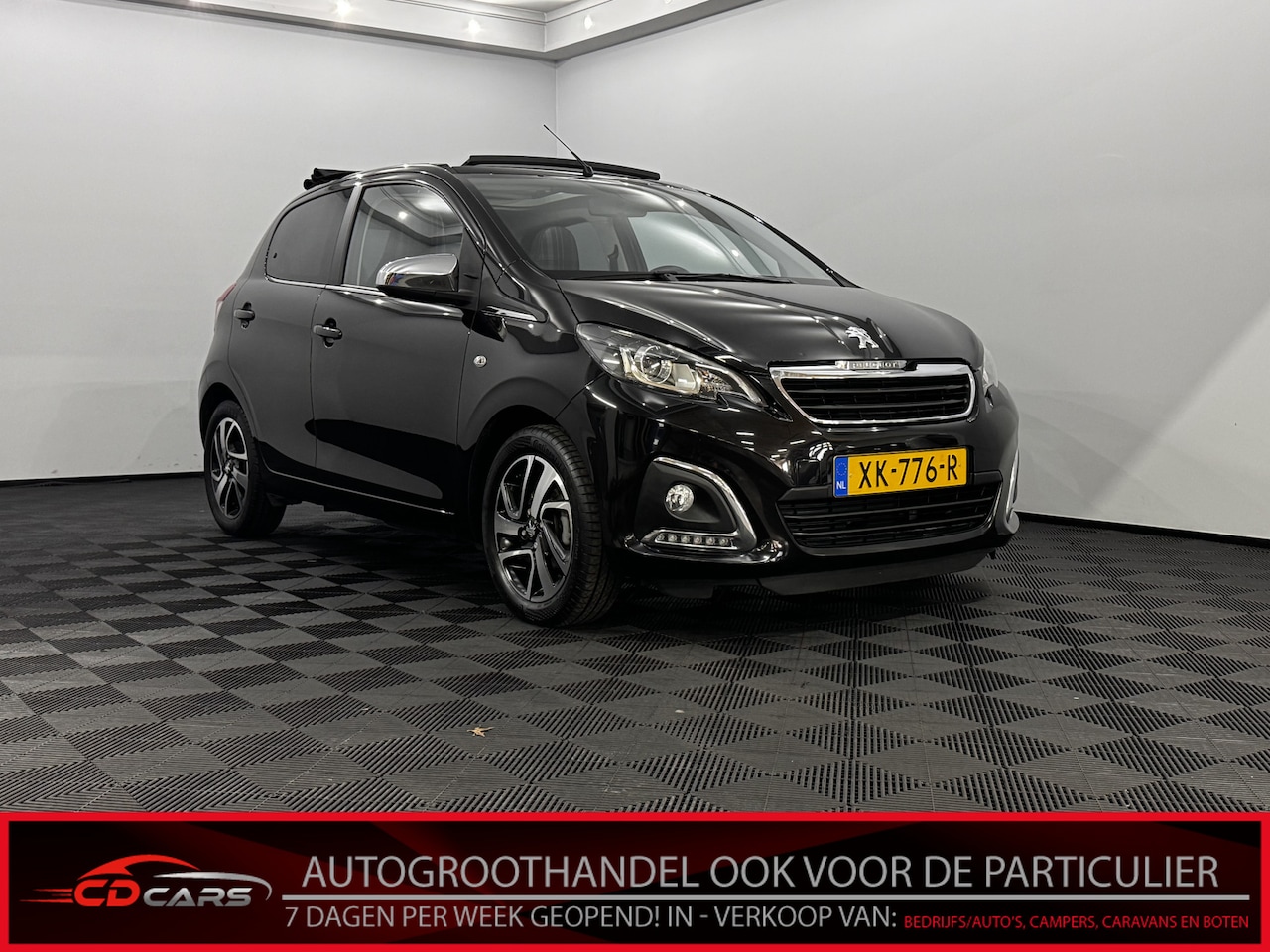 Peugeot 108 - 1.0 e-VTi Allure TOP! Airco, Cruise control, A start stop, Stoffen dak, Bluetooth - AutoWereld.nl