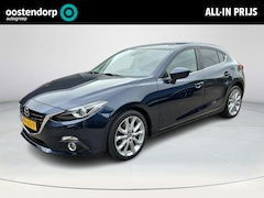 Mazda 3 - 3 2.0 GT-M Automaat | Rijklaarprijs | Leder | Bi Xenon | 18"LM | Navi | HUD | Camera | Cli