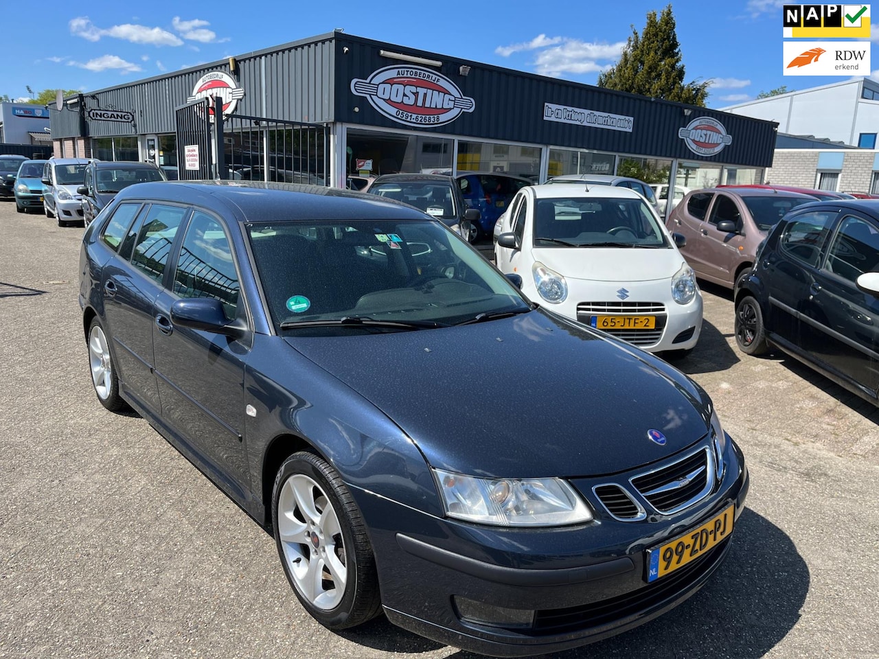 Saab 9-3 Sport Estate - 1.8t Linear(st-bekr,clima,pdc,youngtimer,bj08,2599,-) - AutoWereld.nl