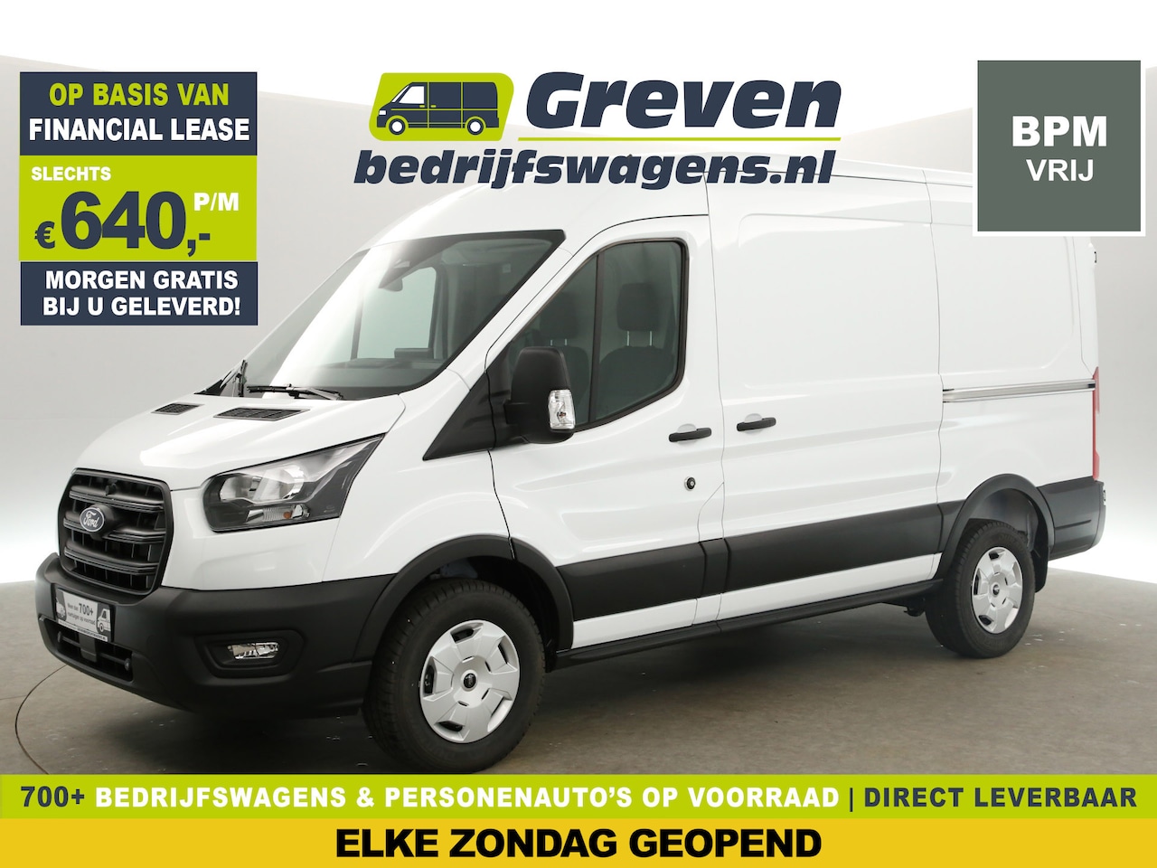 Ford Transit - L2H2 | NIEUW | 165PK | BPM VRIJ | Automaat Airco Camera Carplay 2xSchuifdeur Cruise PDC 3 - AutoWereld.nl