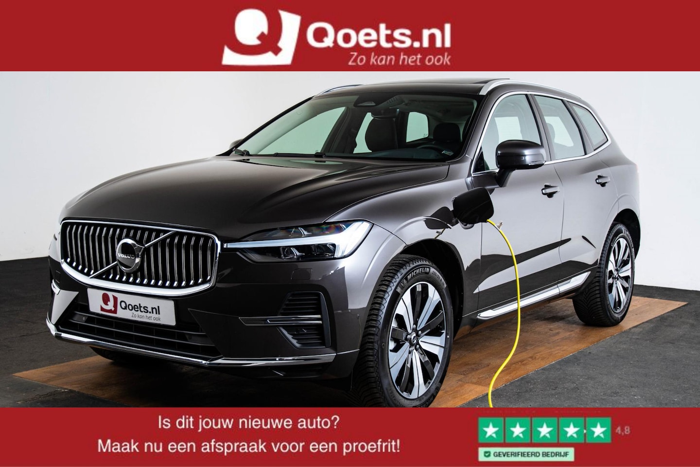 Volvo XC60 - 2.0 T6 Plug-in hybrid AWD Plus Bright Panoramadak - Stoelverwarming voor/achter - stuurwie - AutoWereld.nl