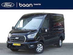 Ford Transit - L2H2 350 2.0 TDCI 165pk Limited | Trekhaak | Dubbele schuifdeur | Bijrijdersstoel | Stoel