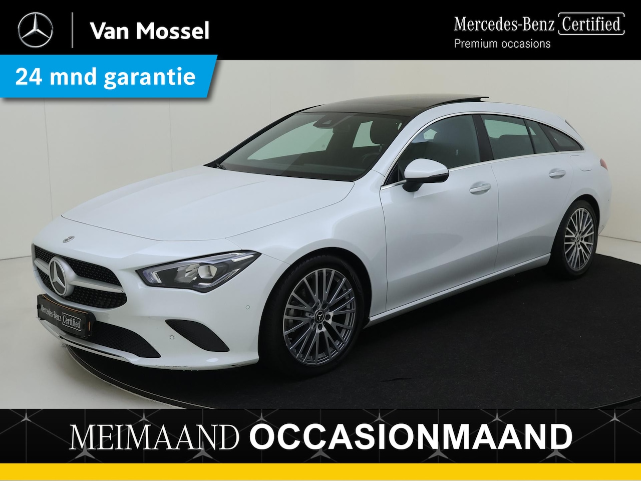Mercedes-Benz CLA-klasse Shooting Brake - 180 Luxury Line / Stoelverwarming / Achteruitrijcamera / Panaroma-schuifdak / - AutoWereld.nl