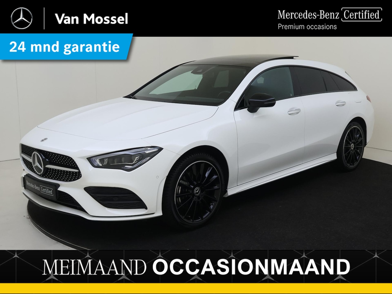 Mercedes-Benz CLA-klasse Shooting Brake - 250 e AMG Line / Stoelverwarming / Achteruitrijcamera / Panaroma-schuifdak / Trekhaak / Ni - AutoWereld.nl