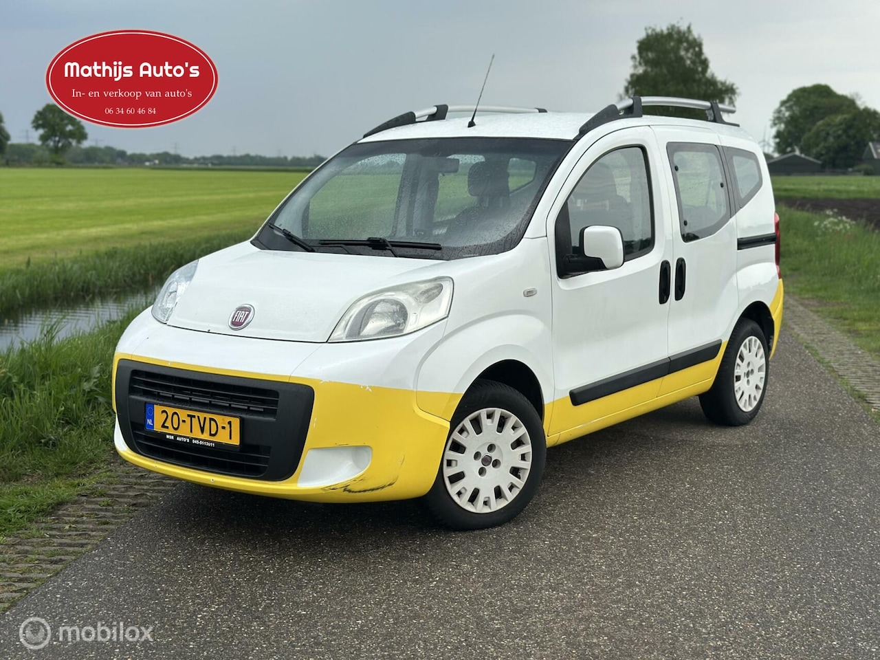 Fiat Qubo - 1.4 Nat.Pow. Actual Benzine CNG Airco! BTW Milieuzone proof! - AutoWereld.nl