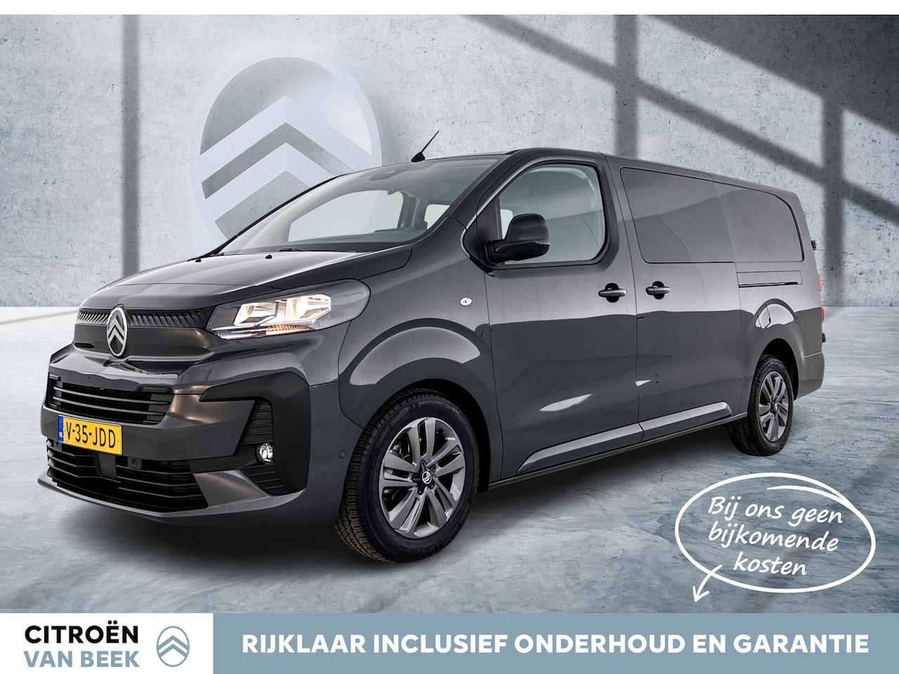 Citroën Jumpy - BlueHDI 145 PK Lengte 3 Dubbel Cabine | Rijklaar | Trekhaak | Lichtmetalen Velgen | Apple - AutoWereld.nl