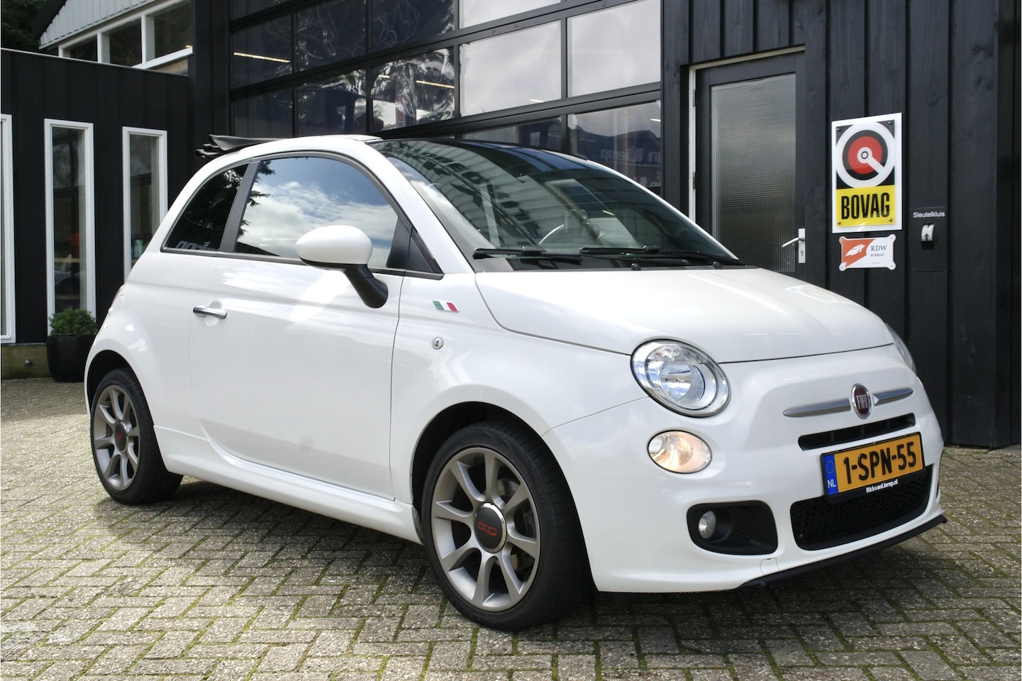 Fiat 500 C - 0.9 TwinAir 500S / NL-Auto / Airco / Cabrio / Perfect onderhouden - AutoWereld.nl