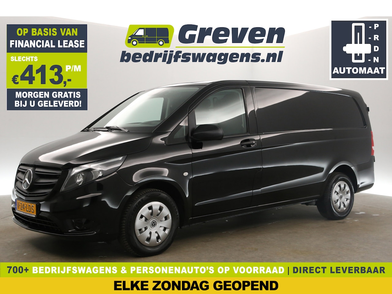 Mercedes-Benz Vito - 114 CDI Lang Automaat Airco Cruise Camera Navigatie 3 Persoons Elektrpakket Trekhaak - AutoWereld.nl
