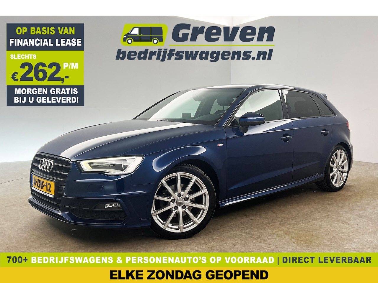 Audi A3 Sportback - 1.4 TFSI CoD S-line 141PK LED Clima Cruise Trekhaak Navigatie PDC 18"LMV - AutoWereld.nl