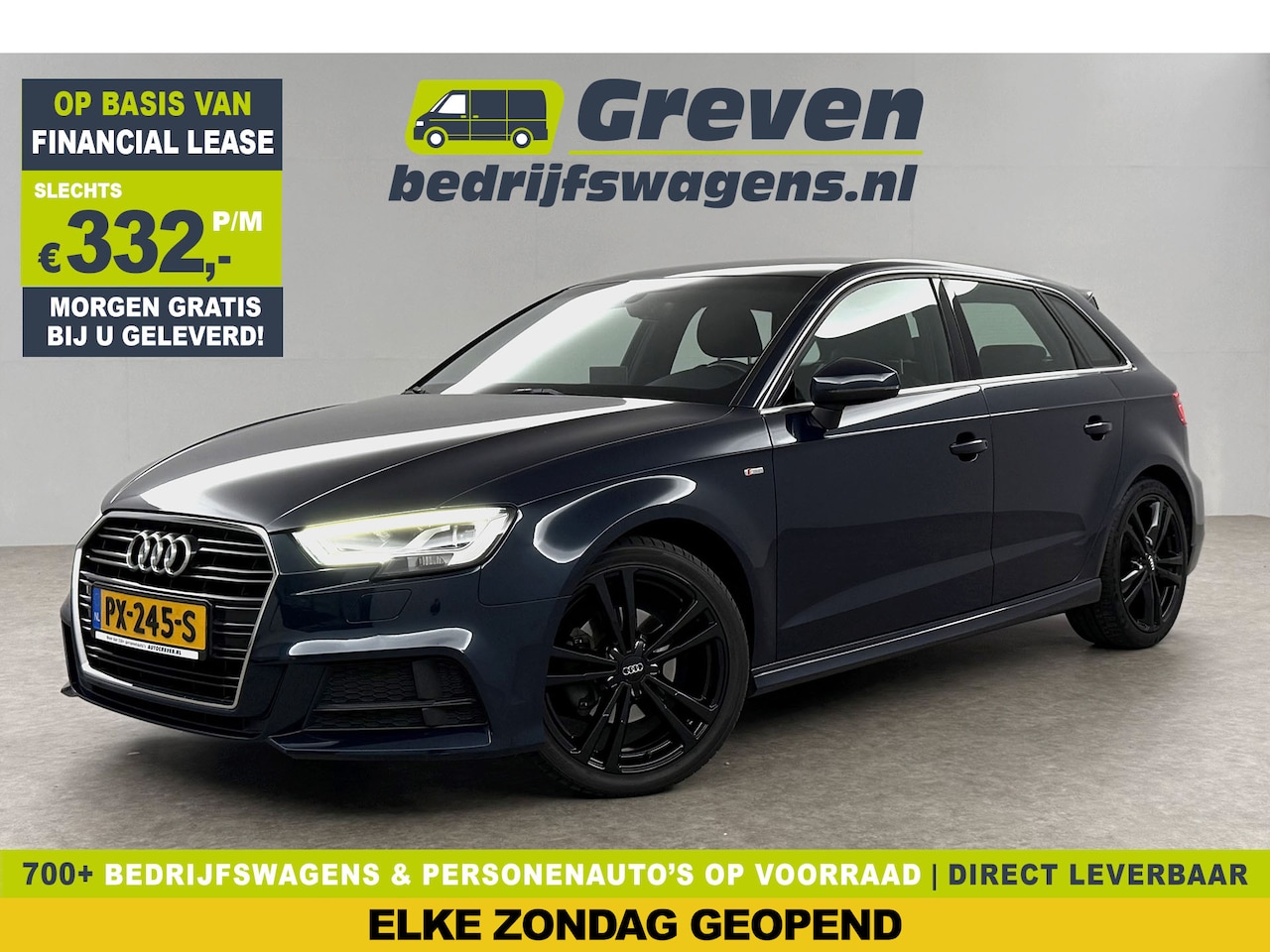 Audi A3 Sportback - 1.0 TFSI Sport S-line LED Cruise Clima Navi PDC 18''LMV - AutoWereld.nl