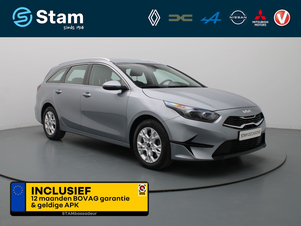 Kia Cee'd Sportswagon - Ceed 1.0 T-GDi DynamicLine Camera | Adapt. Cruise | Navi | Parkeersens. achter - AutoWereld.nl