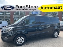 Ford Transit Custom - 300 2.0 TDCI L2H1 Limited DC 170PK AUTOMAAT DUBBEL CABINE I LEDER I CRUISE I NAVI I LMV I