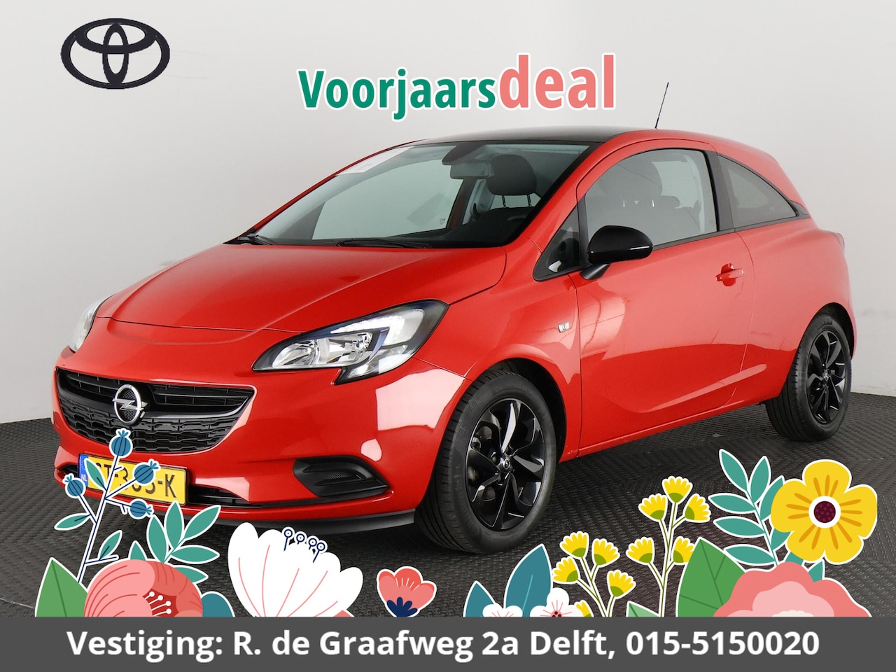 Opel Corsa - 1.4 Black Edition | Navigatie | Trekhaak | Parkeersensoren achter - AutoWereld.nl