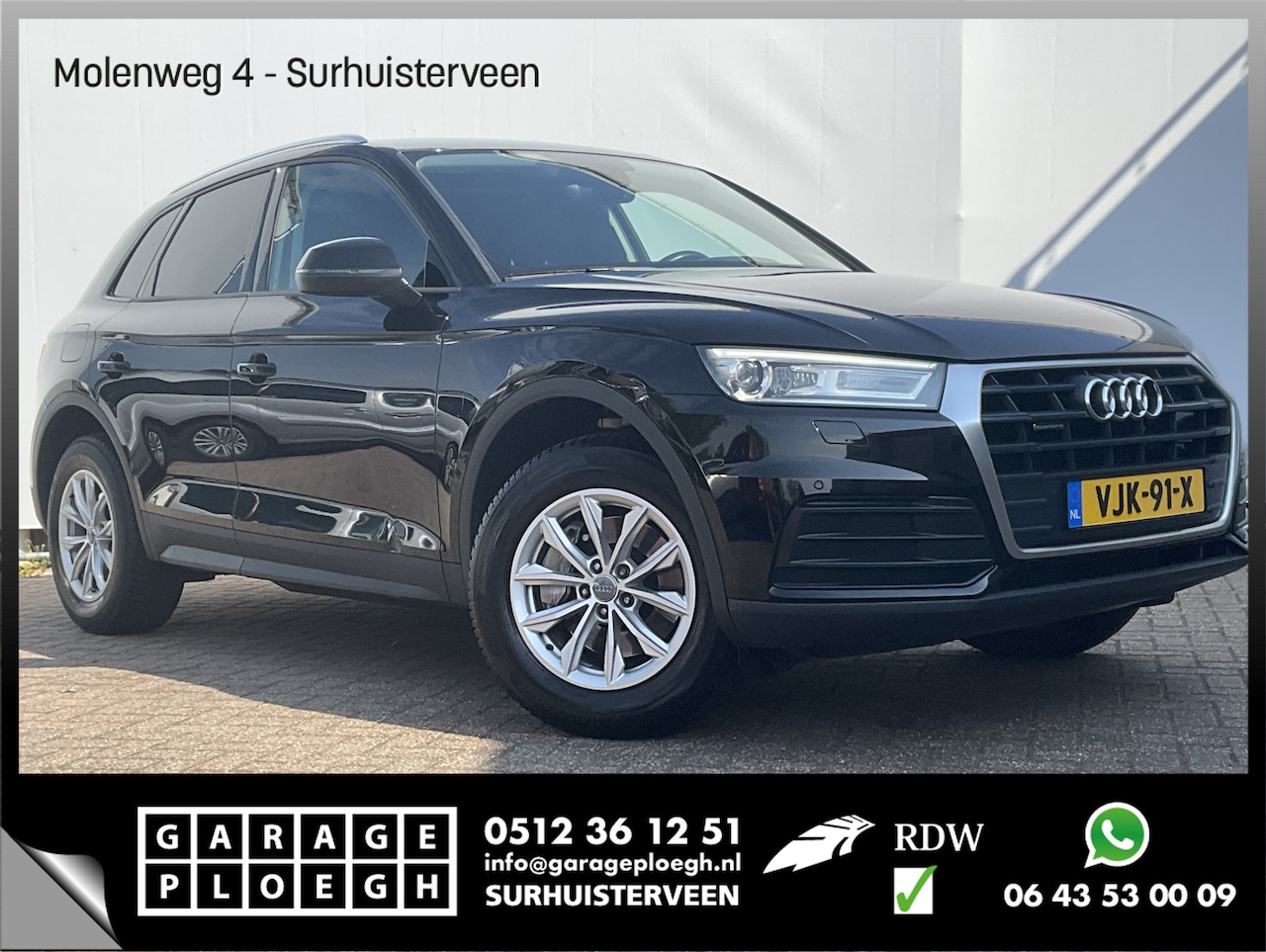 Audi Q5 - 2.0TDI 191pk Aut Grijs-Kenteken Trekhaak Automaat Nav/Cruise Stoelverw! - AutoWereld.nl